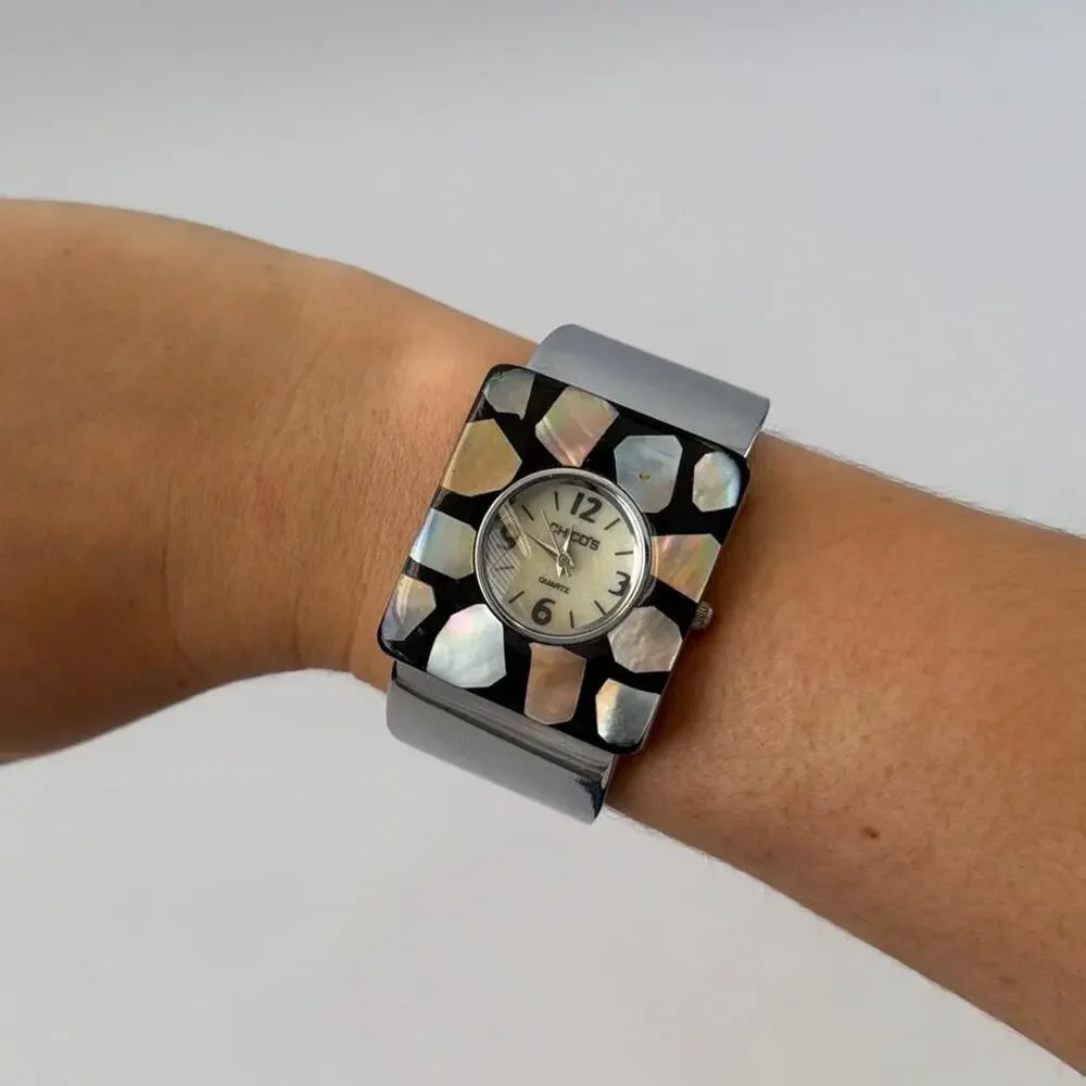 Chicos chunky watch w abalone